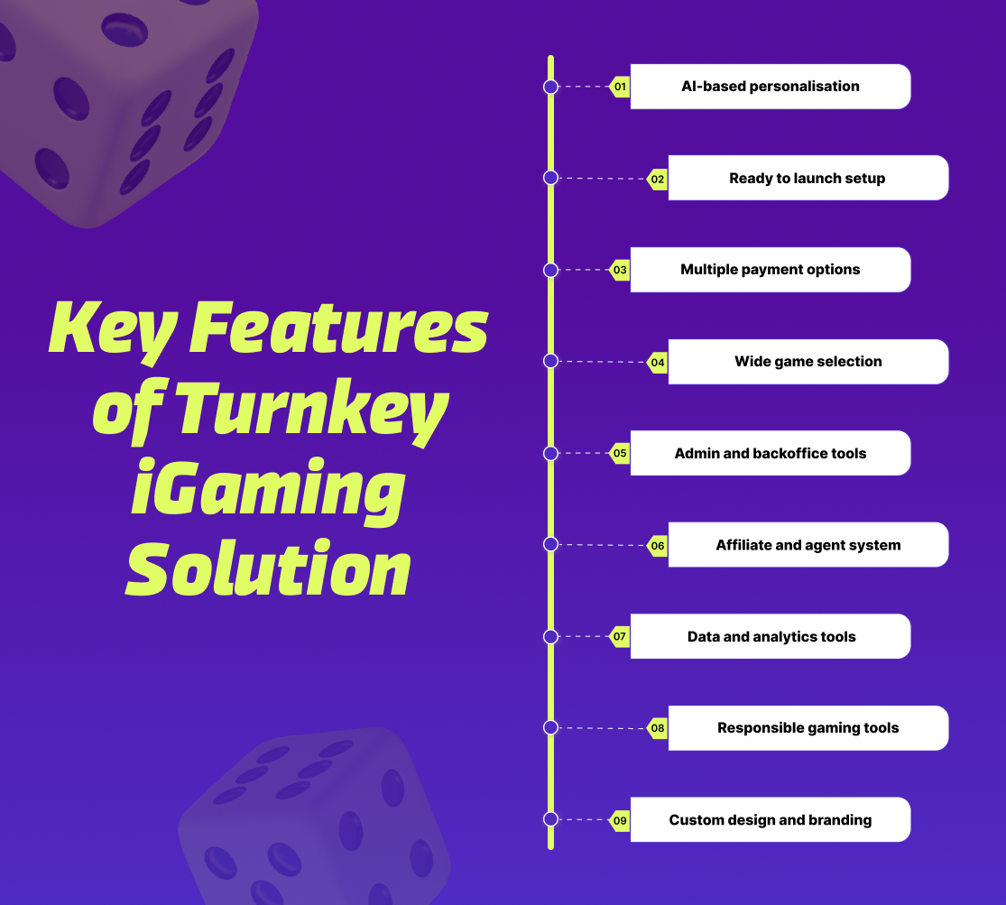 Key Features of Turnkey iGaming Solution